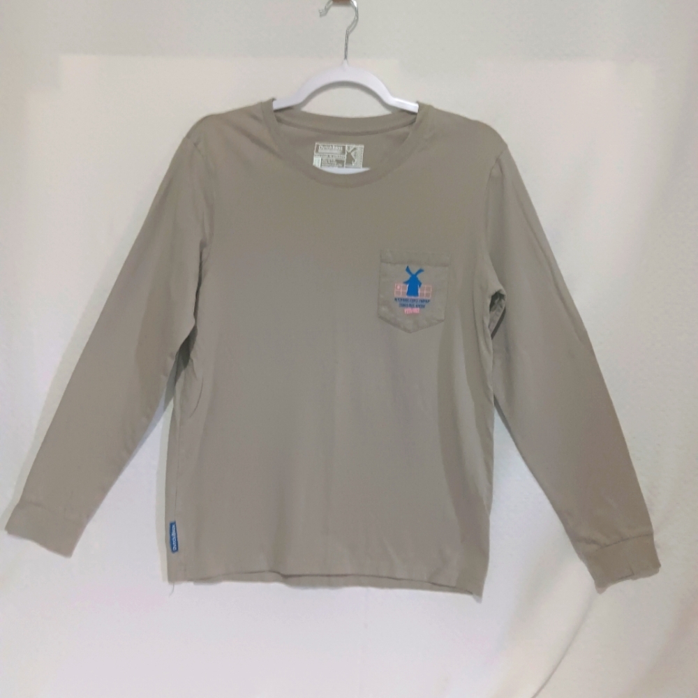 Kids Dutch Brothers Tan Long Sleeve Shirt.